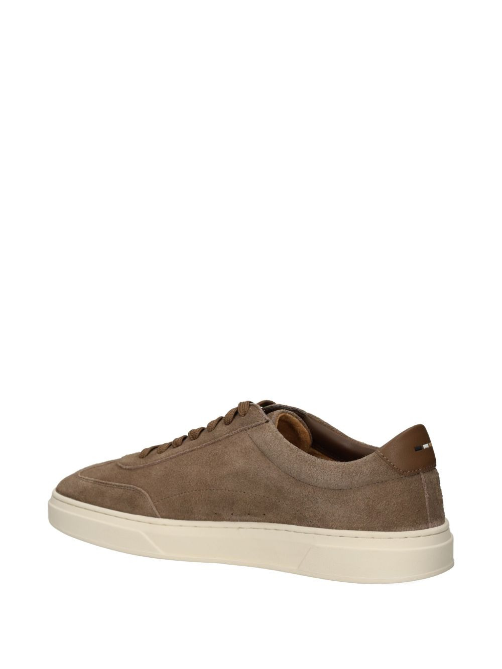 suede panelled sneakers - 4
