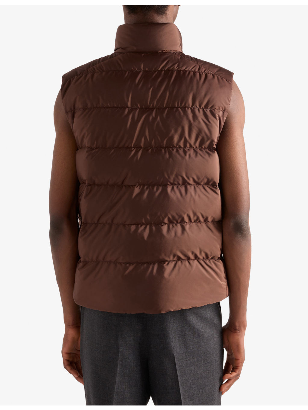 Re-Nylon Quilted Woven Gilet - 4