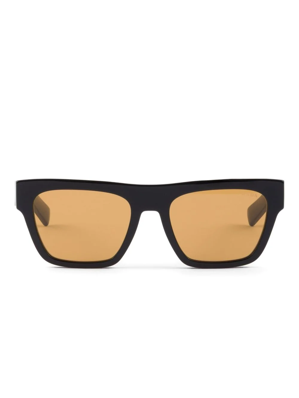 square-frame logo-print sunglasses - 1