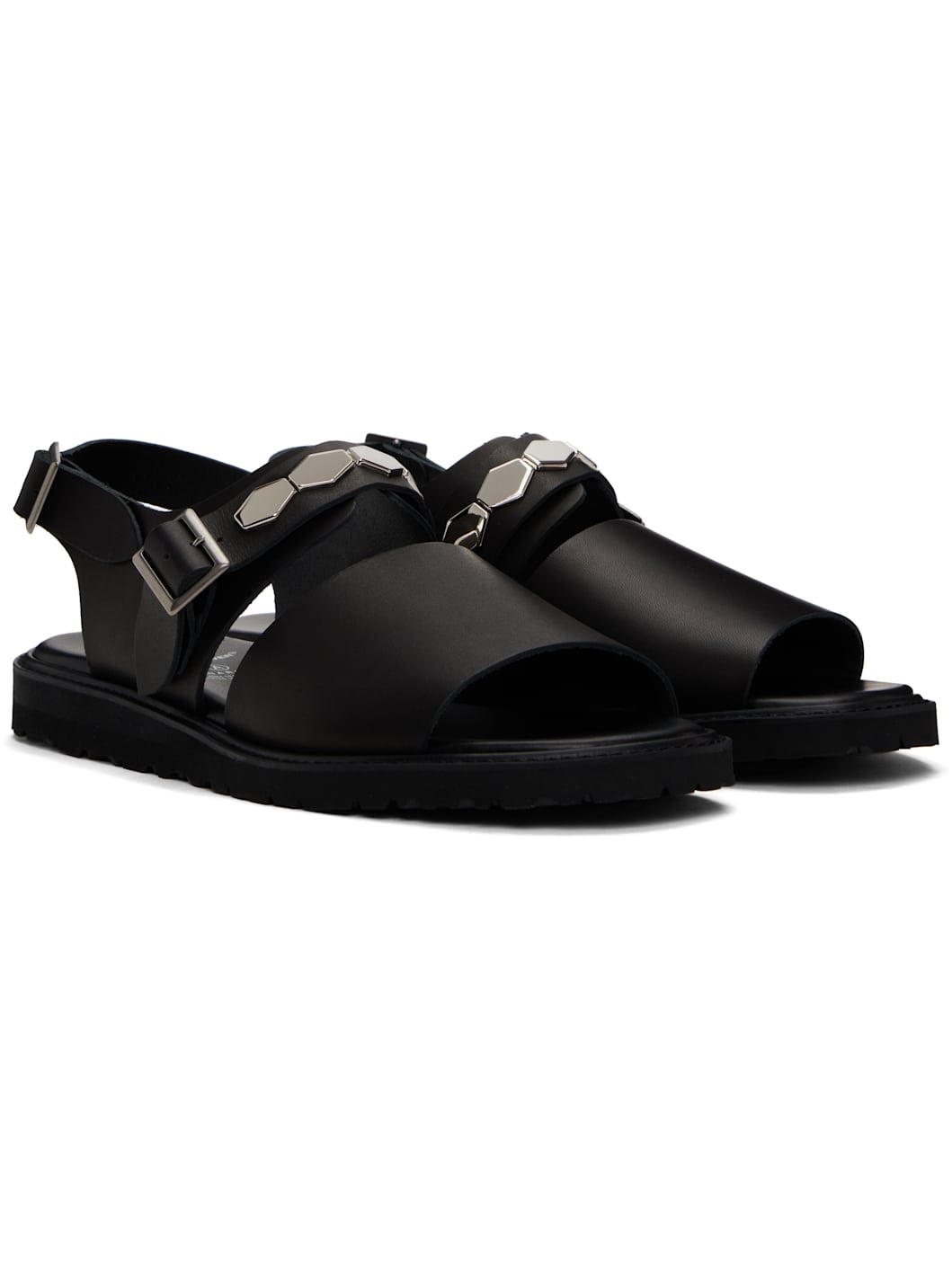 Black foot the coacher Edition UP1E4F01 Sandals - 4