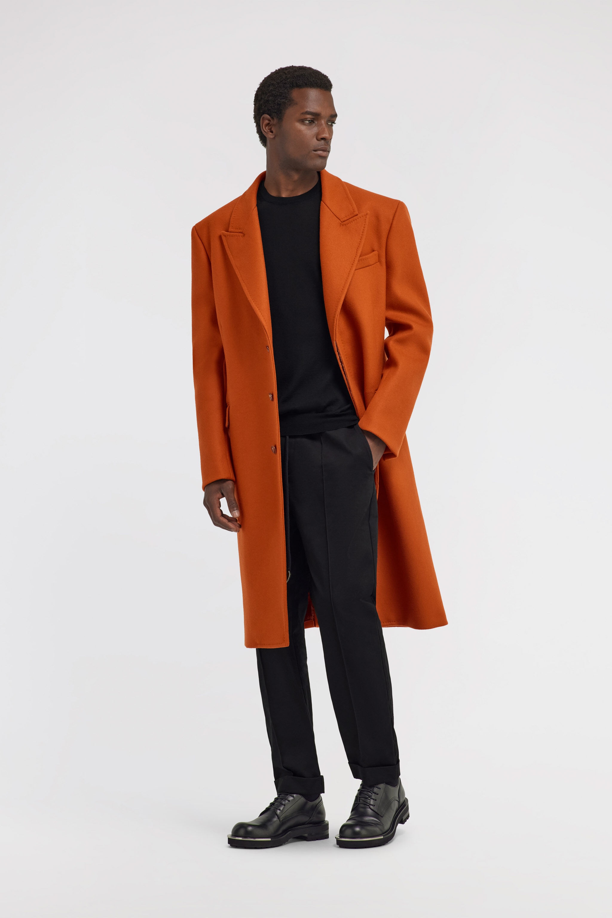 Coat with Broccato Lining - 2