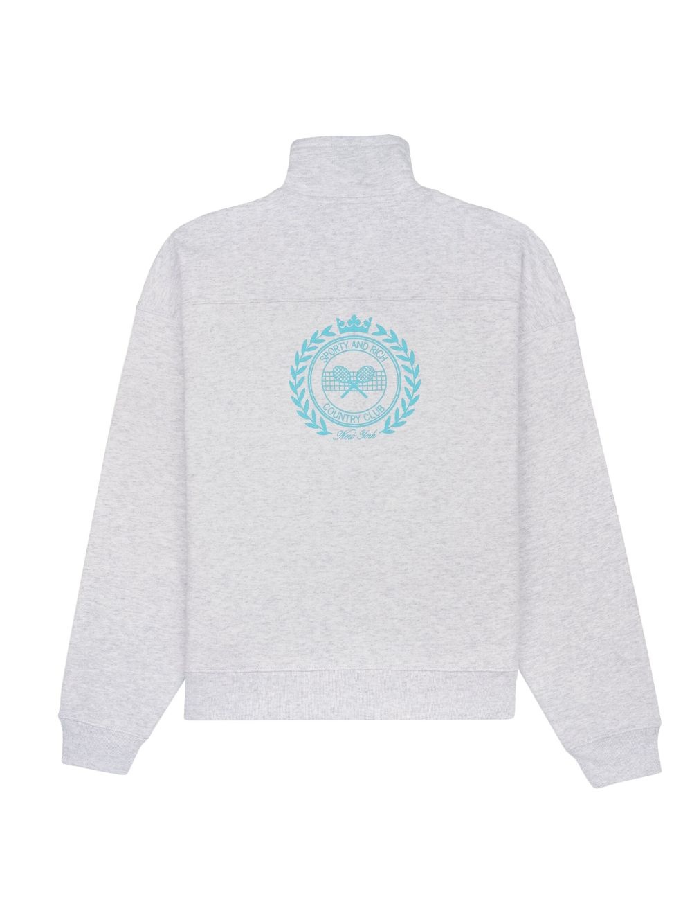 zip-up cotton sweatshirt - 2