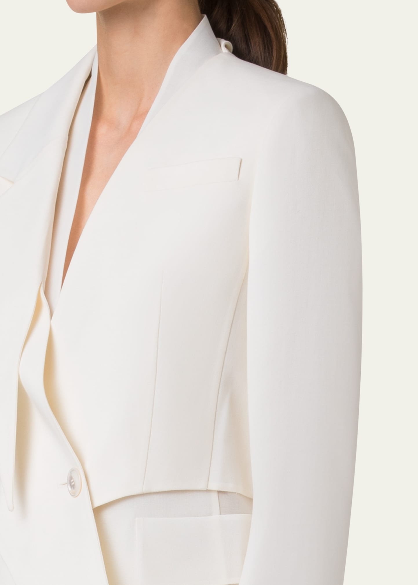 Amie Short Wool Double-Face Jacket - 5