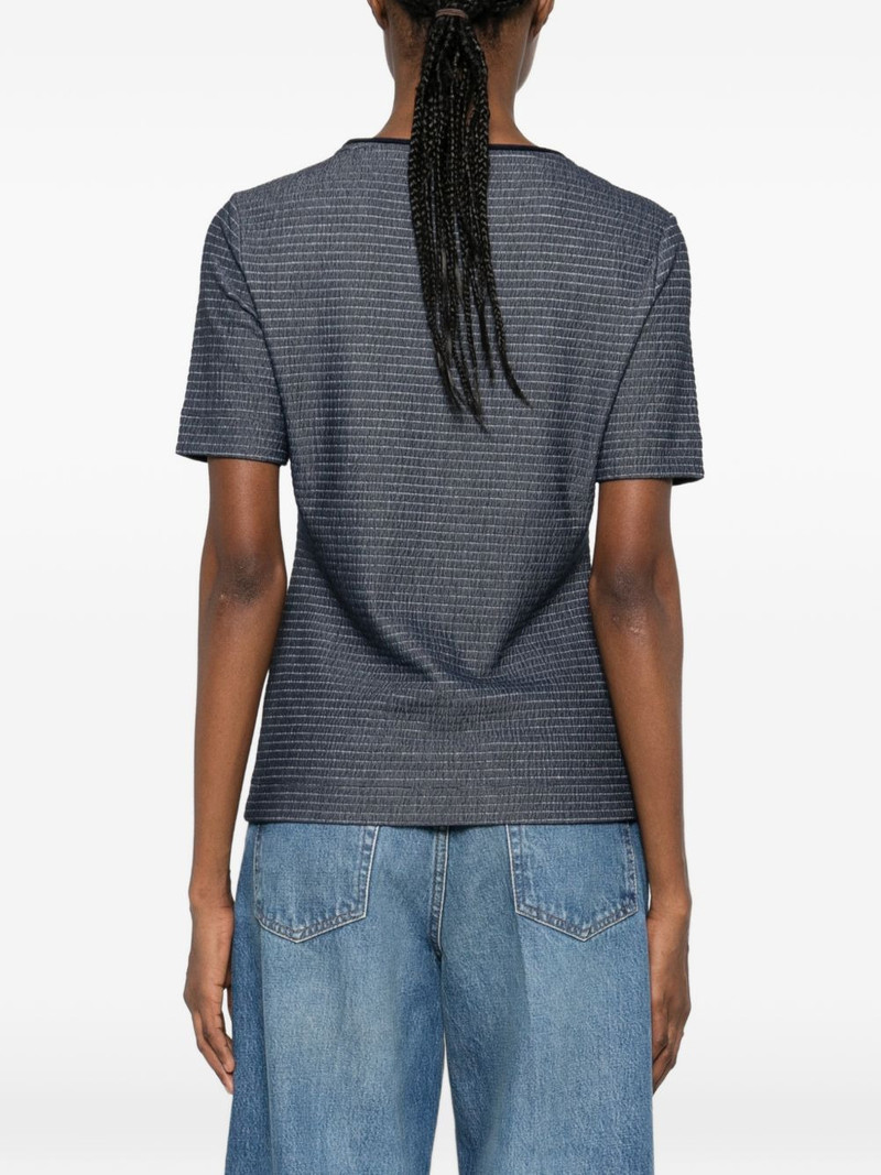 textured T-shirt 4
