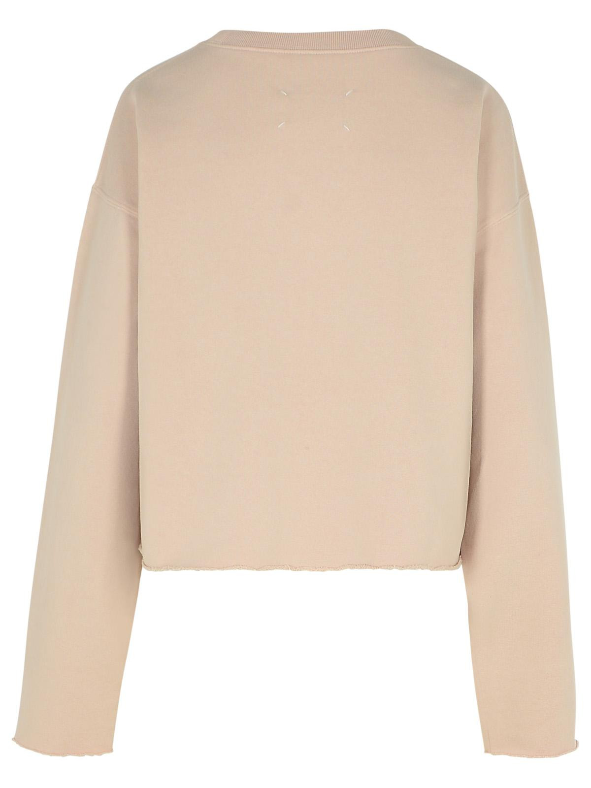 Maison Margiela Reverse' Cotton Sweatshirt Nude Women - 3