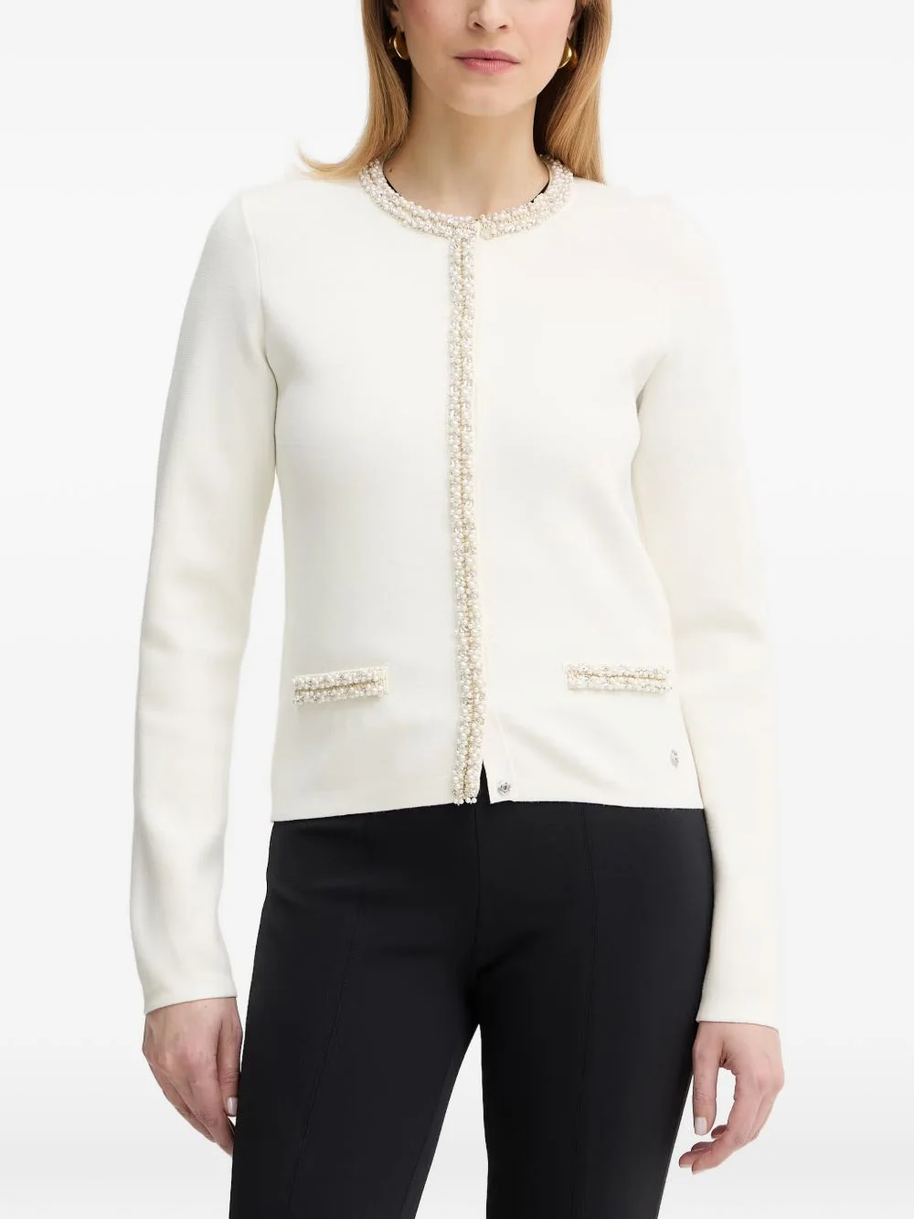 beaded cardigan - 1