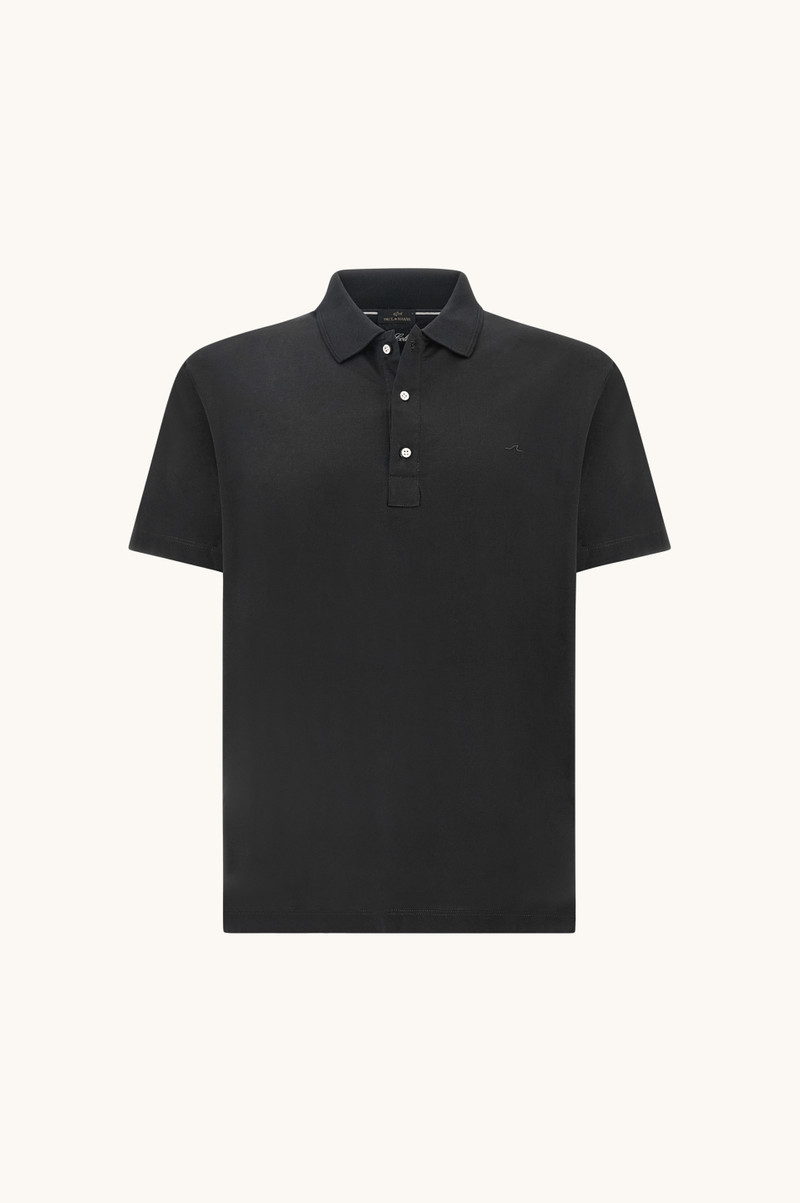 Paul & Shark DOUBLE MERCERISED COTTON JERSEY POLO SHIRT WITH SHARK FIN EMBROIDERY outlook
