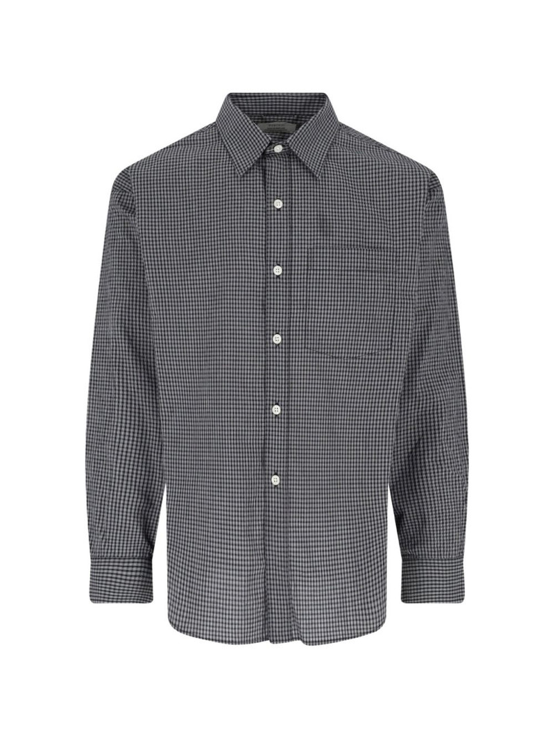 checked long-sleeve shirt 1
