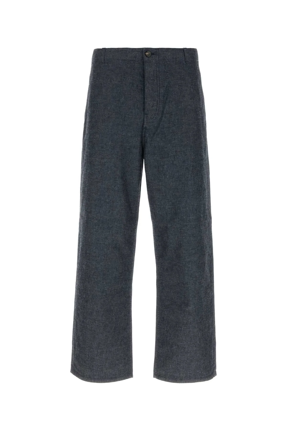 Prada Men Blue Chambray Pant - 1