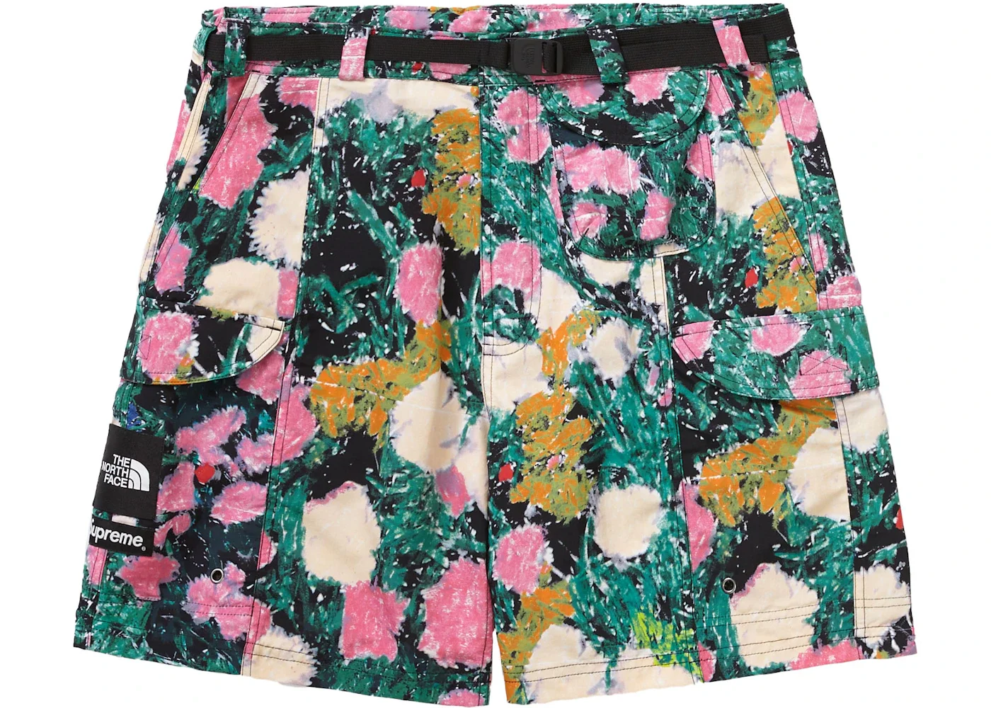 Supreme The North Face Trekking Packable Belted Short Flowers - 1