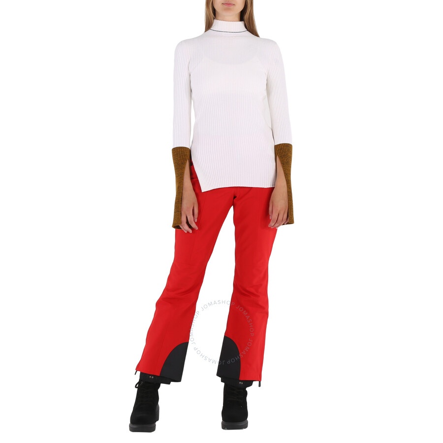 Moncler Ladies 1952 Turtleneck Contrast Cuff Sweater, Size Small - 6