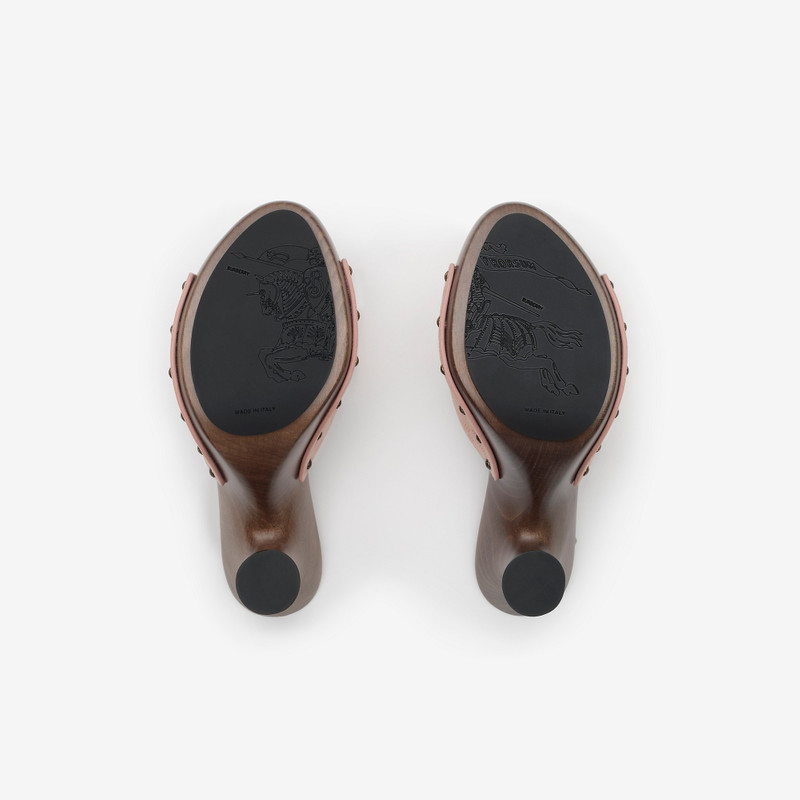 Check Suede Potter Mules​ 5