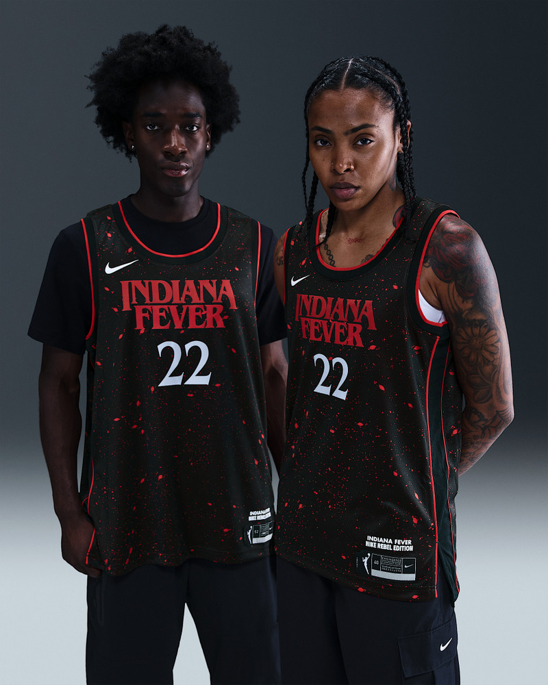 Caitlin Clark Indiana Fever x Stranger Things 2025 Rebel Edition Women’s Nike Dri-FIT WNBA Victory J 1