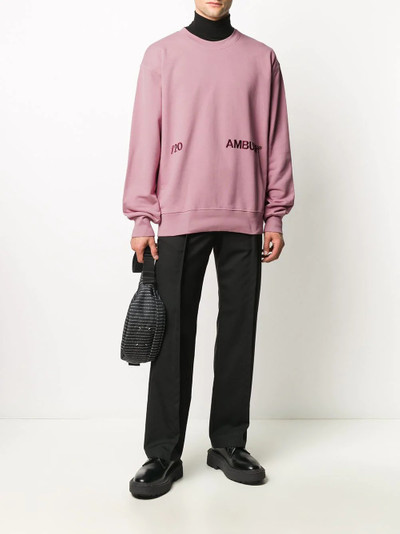 Ambush embroidered-logo sweatshirt outlook