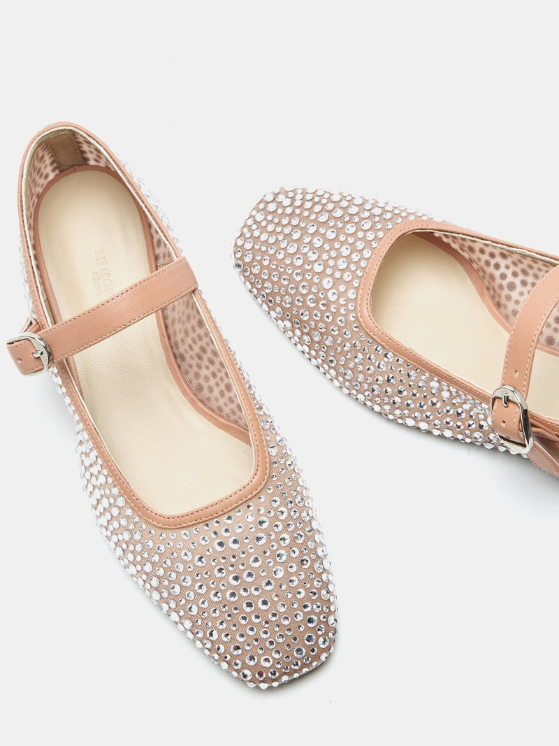 Ballet Mary Jane / Fawn Mesh Crystal 4