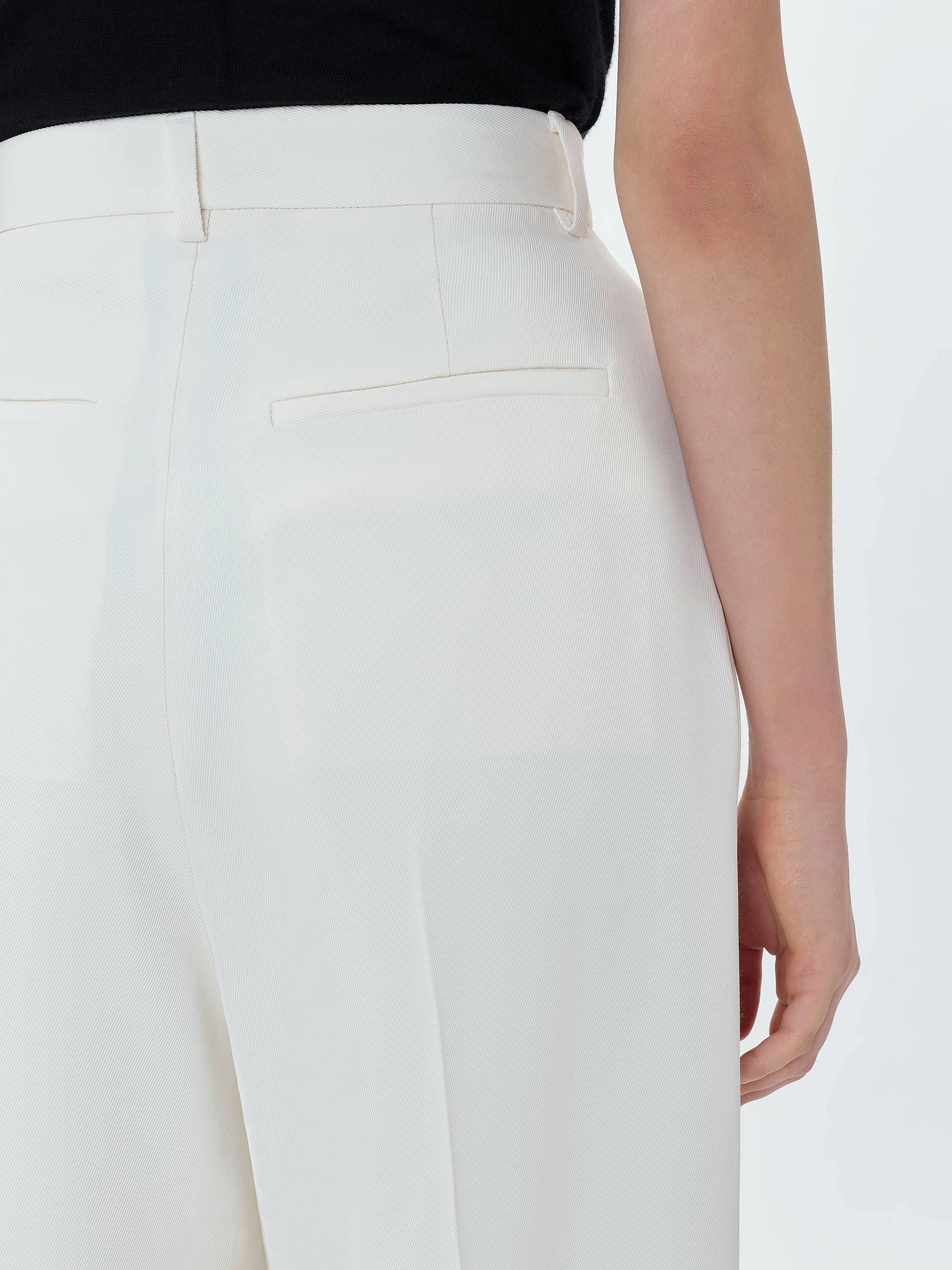 VISCOSE DOUBLE PLEATED TROUSERS - 8