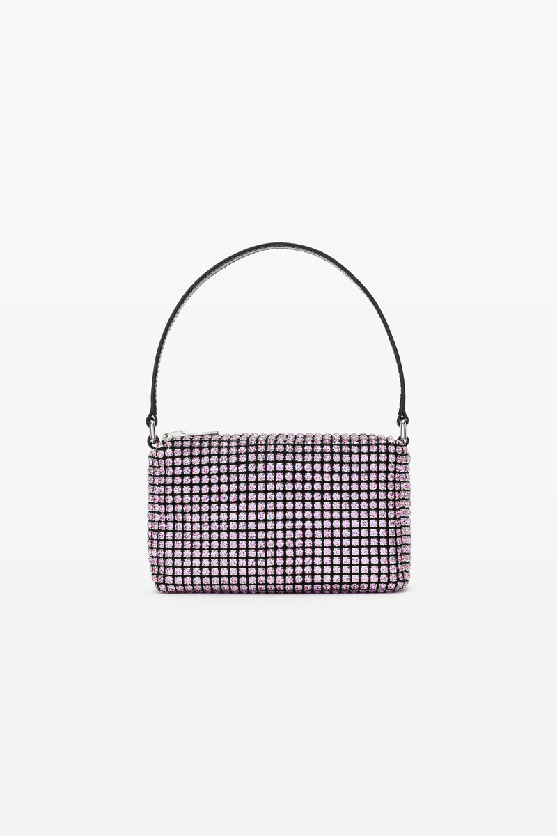 HEIRESS MEDIUM POUCH IN CRYSTAL MESH 1