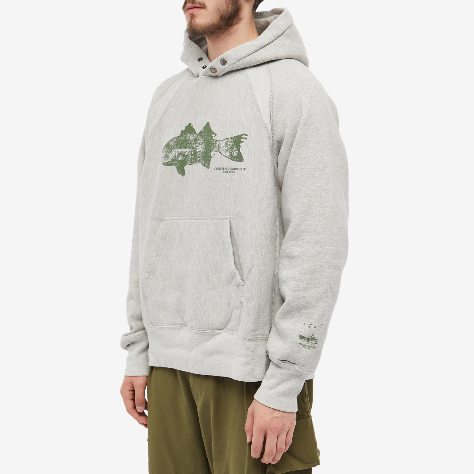 Engineered Garments Raglan Fish Hoodie - 2