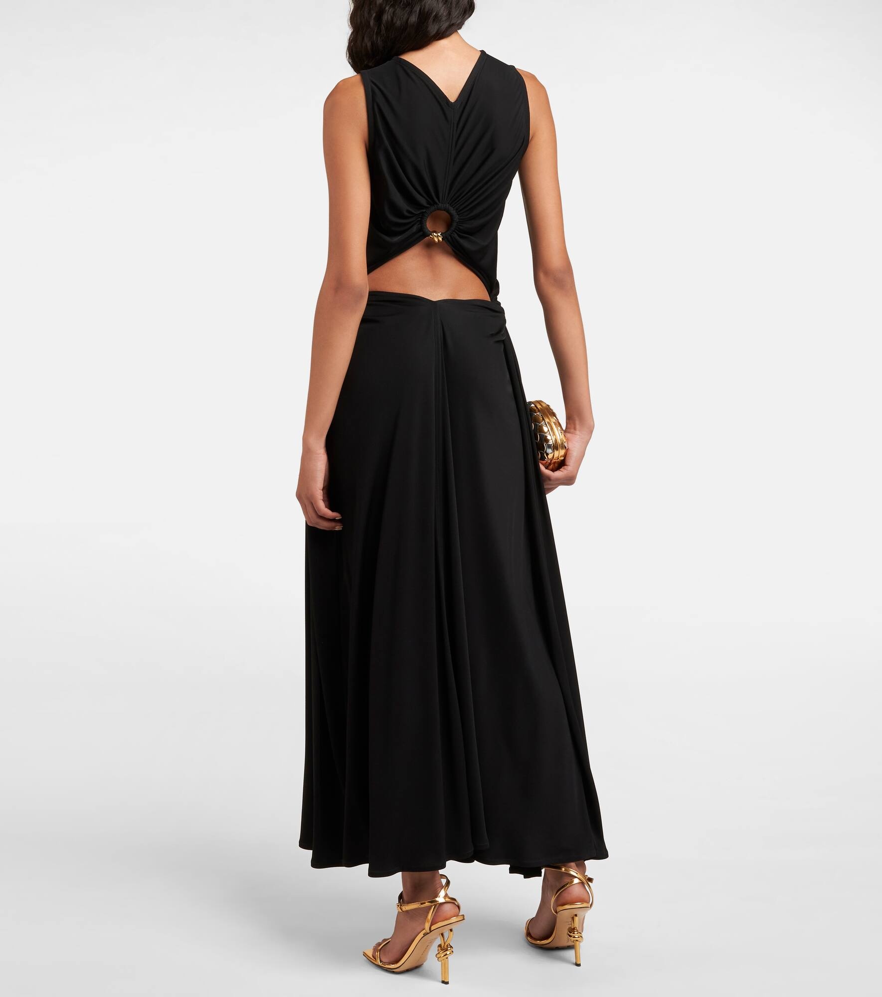 Knot jersey maxi dress - 3