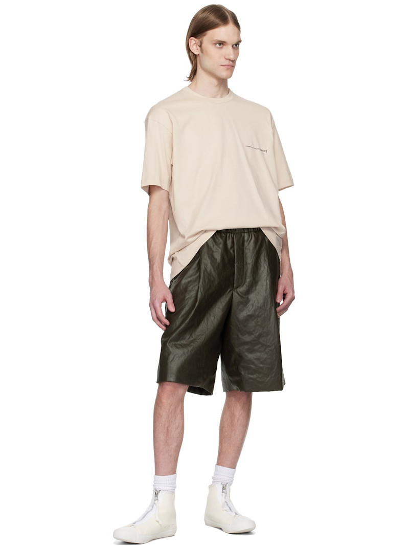 Comme des Garçons SHIRT Beige Oversized T-shirt outlook