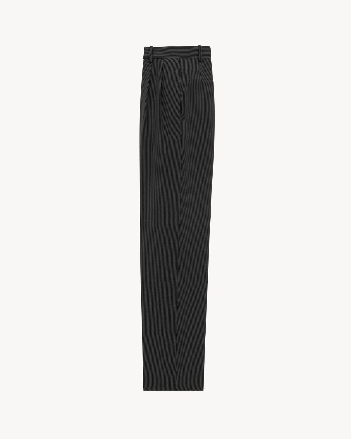 BAGGY PANTS IN STRIPED CANVAS - 3