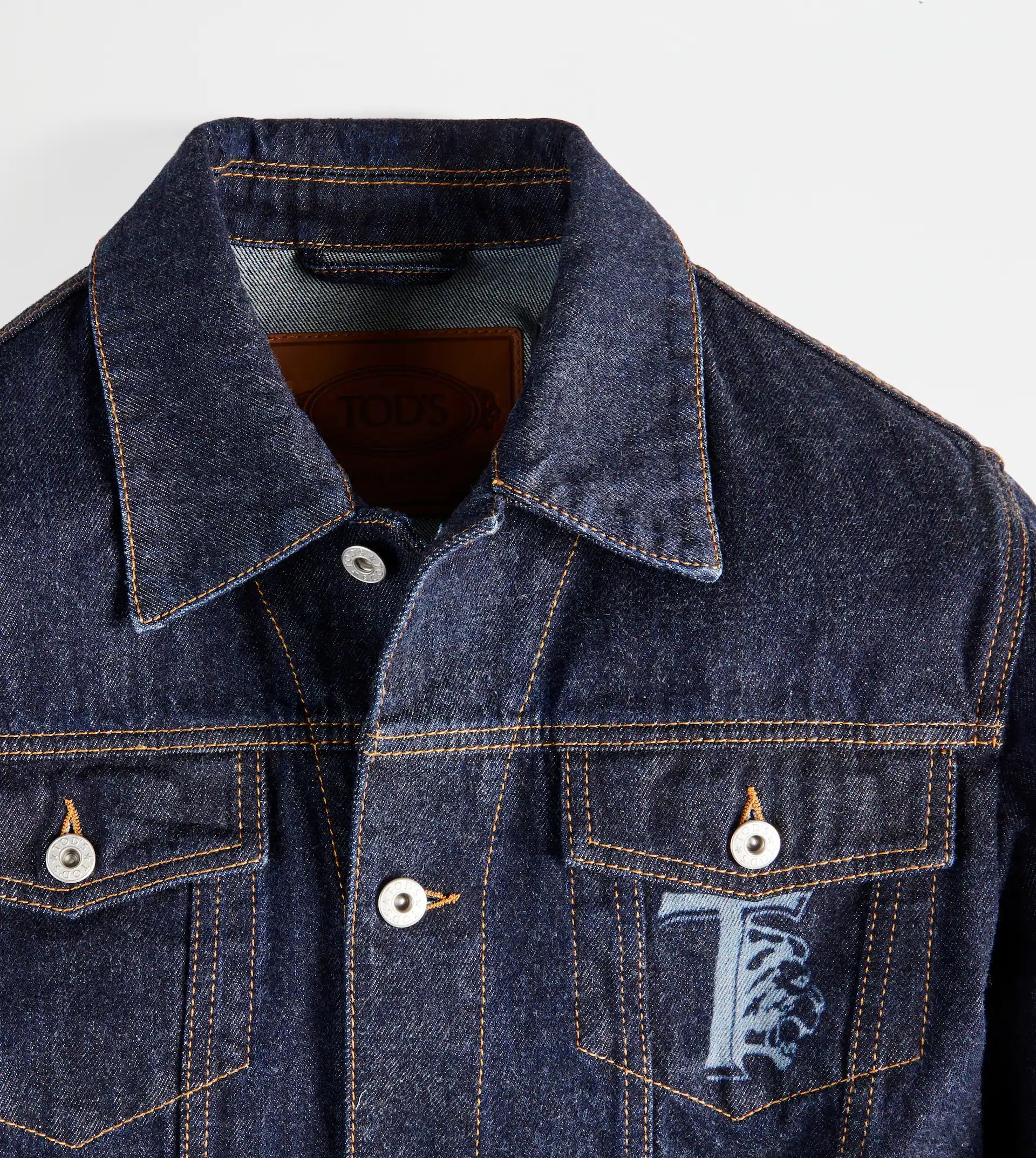 TOD'S TRUCKER JACKET - BLUE - 6