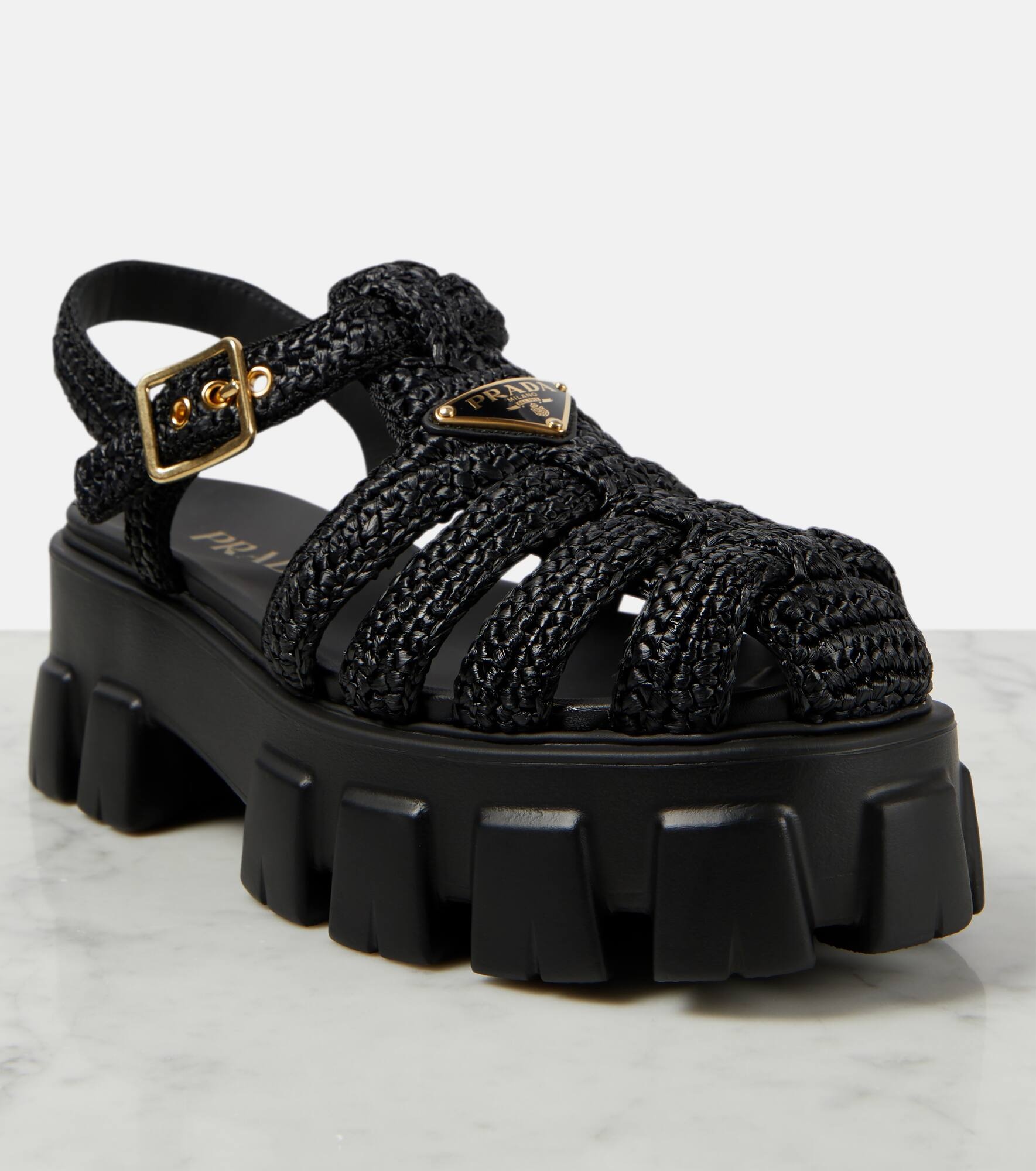 Monolith platform sandals - 6