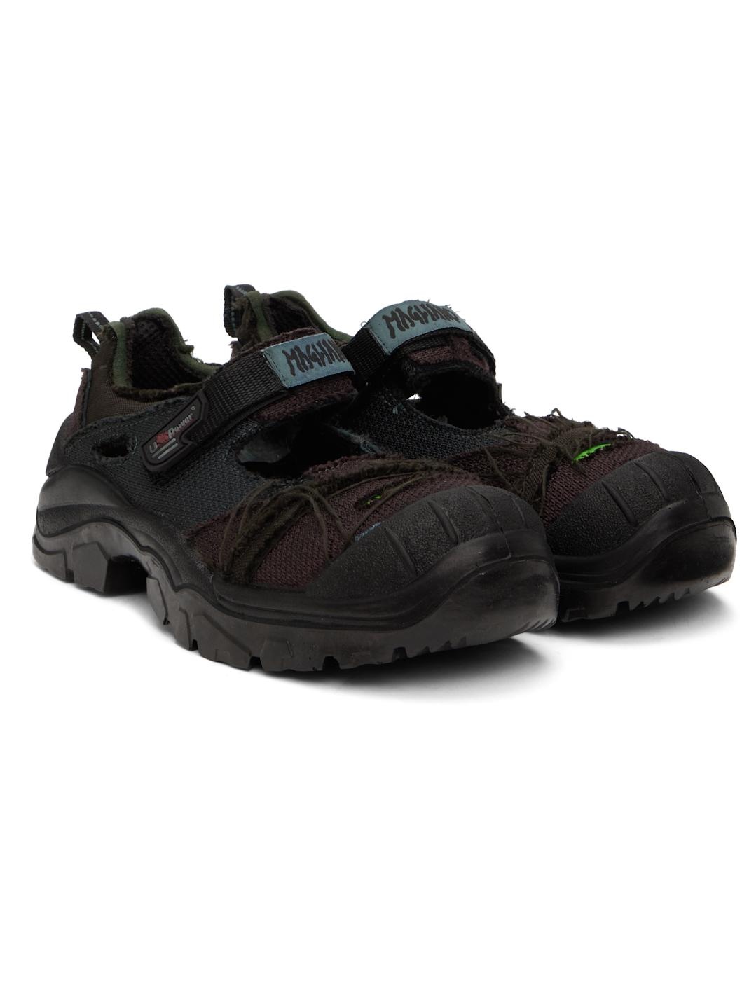 Burguny & Black U-Power Scandy Sneakers - 4