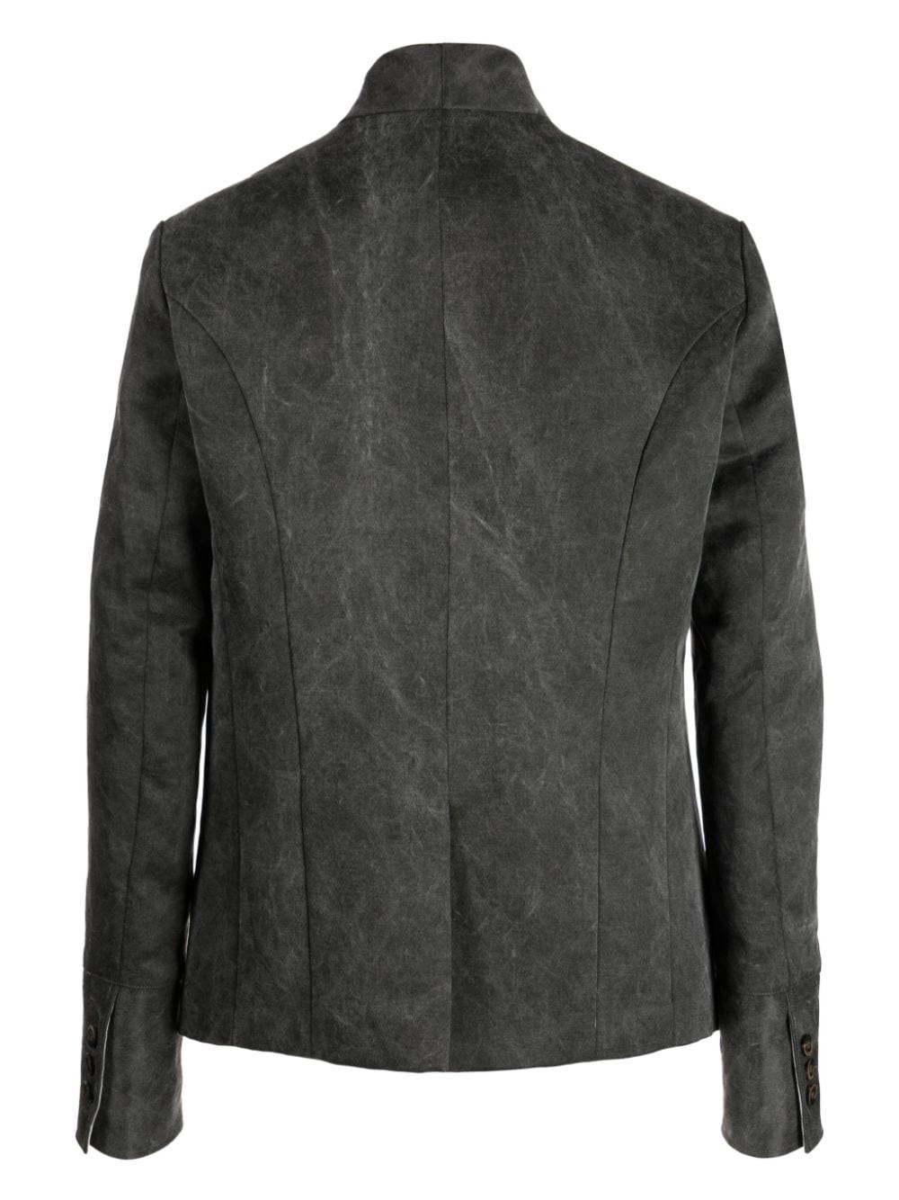 tie-dye single-breasted jacket - 2