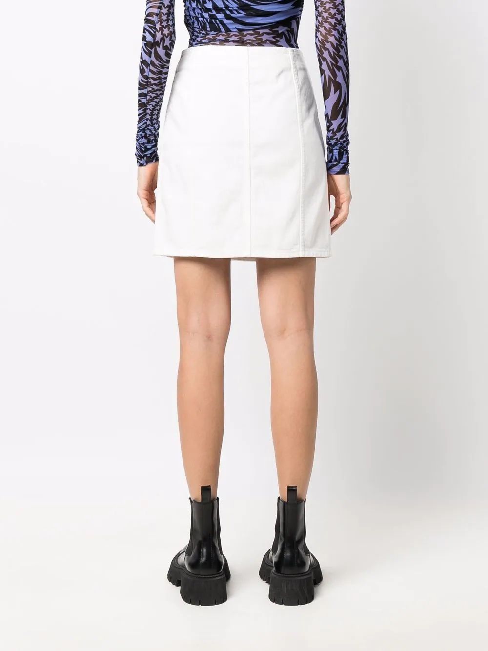 asymmetric padlock skirt - 4