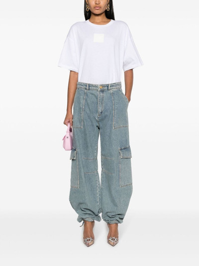 Moschino mid-rise wide-leg jeans outlook