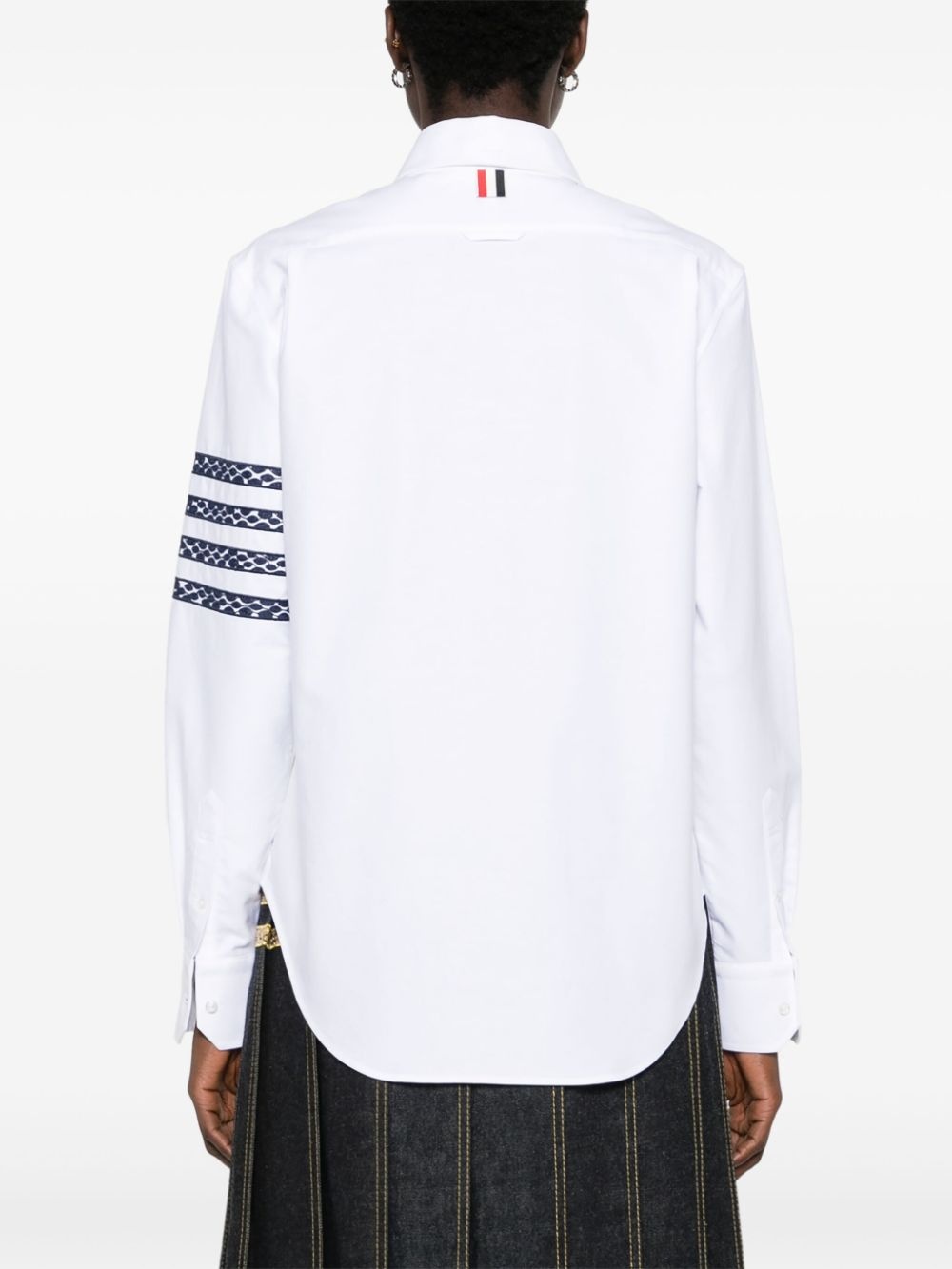 snake 4-Bar cotton shirt - 4