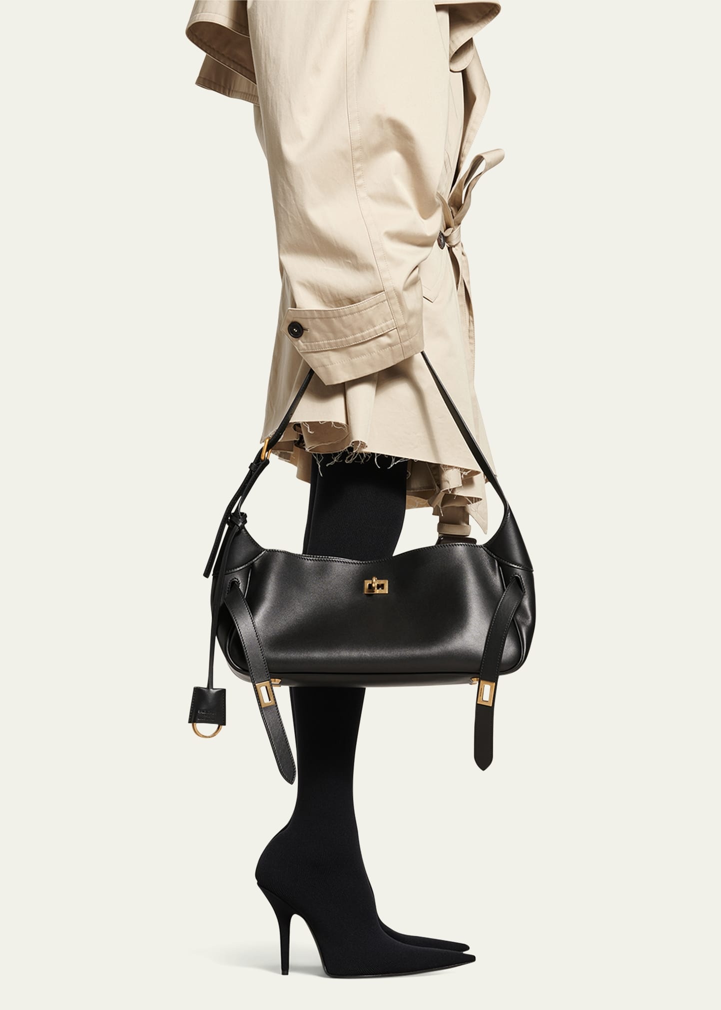 Bel Air Small Buckle Leather Shoulder Bag - 2