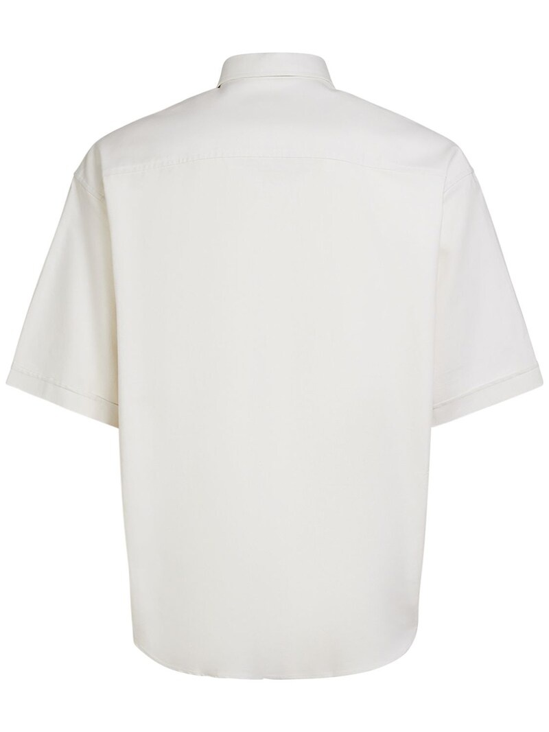 Boxy cotton Oxford shirt - 3