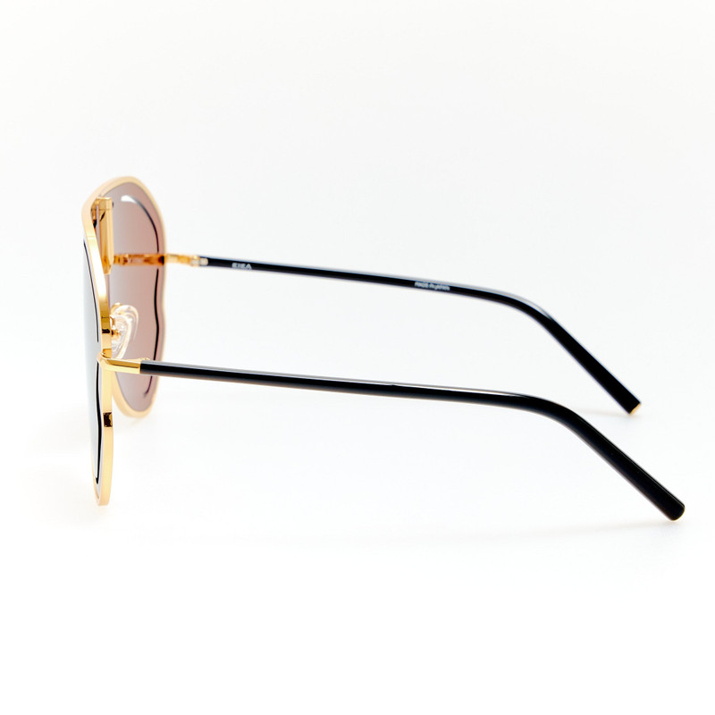 Kika Gardenia Sunglasses in Gold Mirror 4