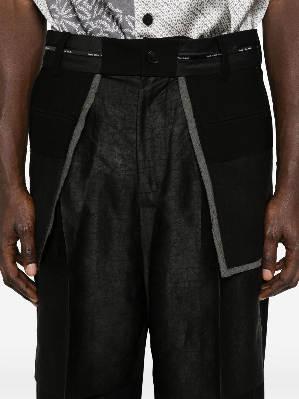 patchwork trousers - 5