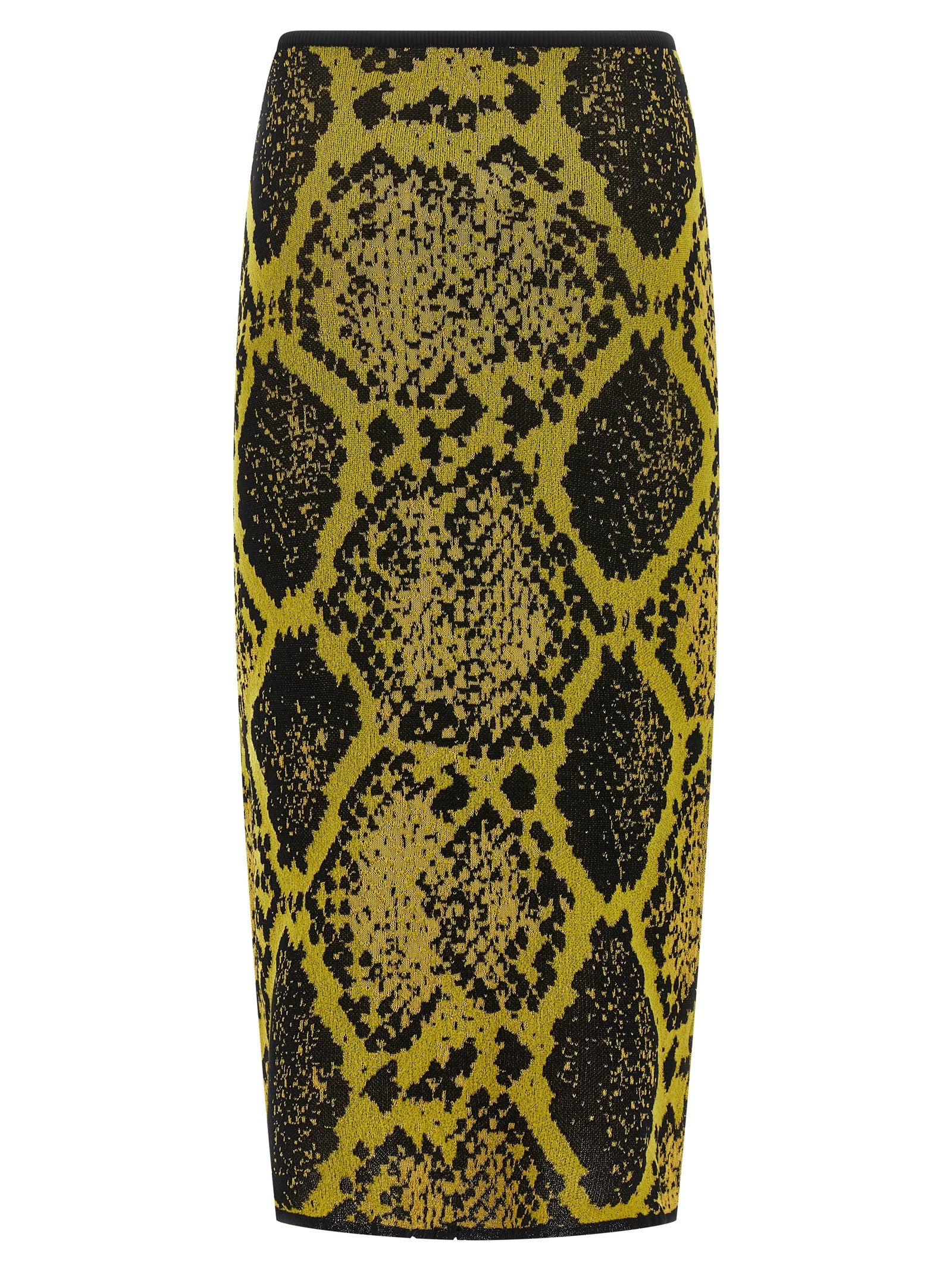 Python Jacquard Skirt Skirts Yellow - 2