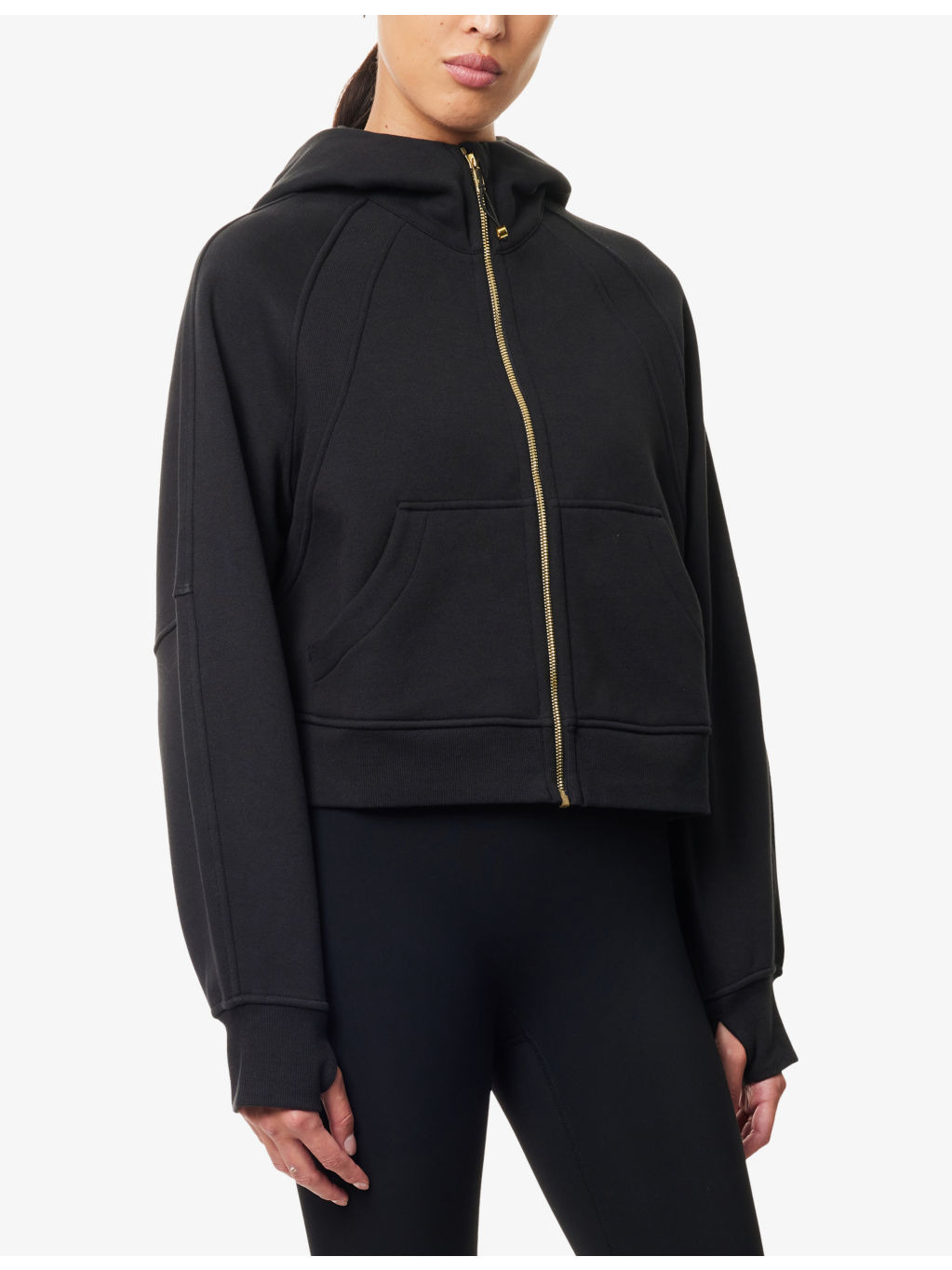 Scuba Oversized Full Zip Cotton-Blend Hoody - 3