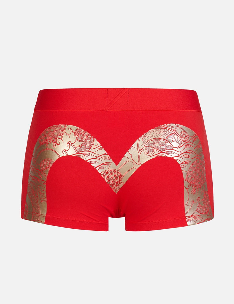 EVISU JAPANESE PATTERN DAICOCK FOIL-PRINT TRUNKS outlook