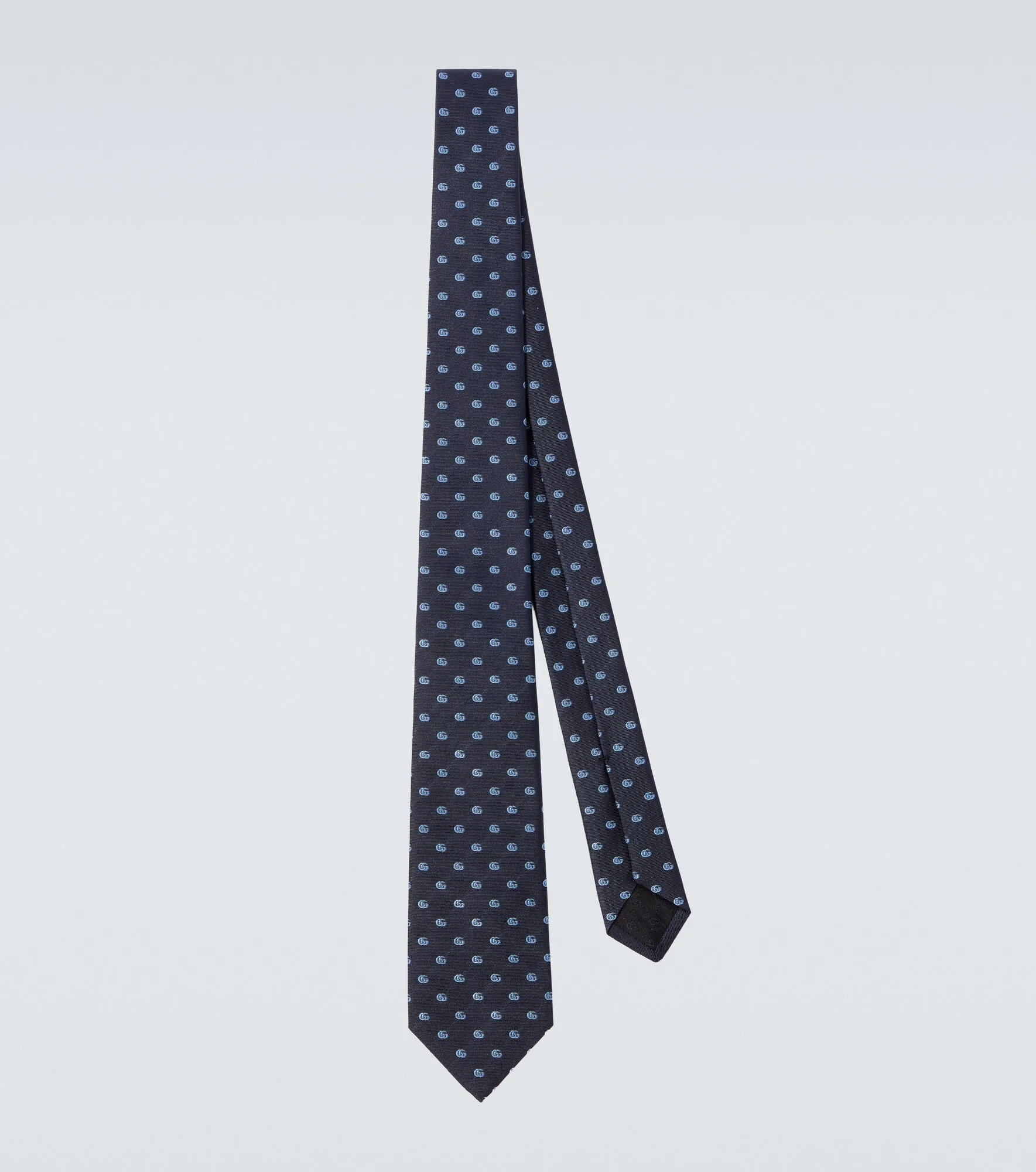 Double G silk jacquard tie - 1