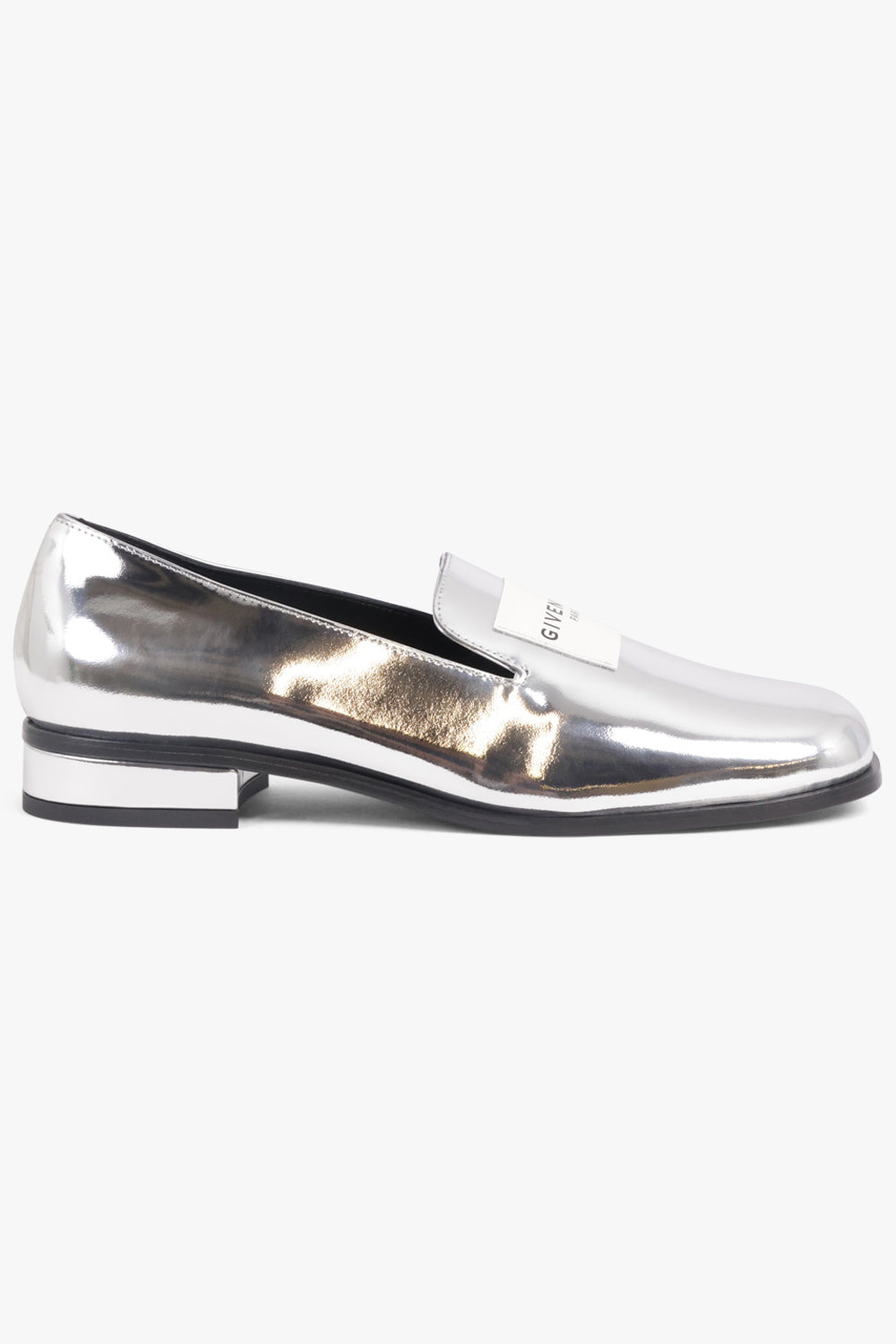 SLIP ON PATENT TUX LOAFER | SILVERY GREY - 2