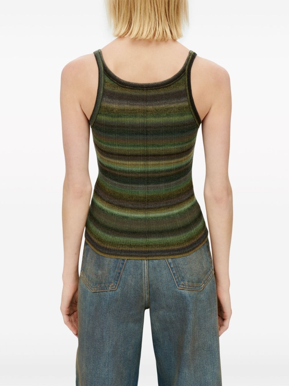 Space Dye ribbed wool top - 3