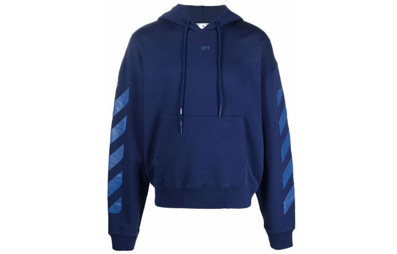 Off-White Arrow Pattern Logo Stripe Version Blue OMBB037F21FLE0074545 - 1