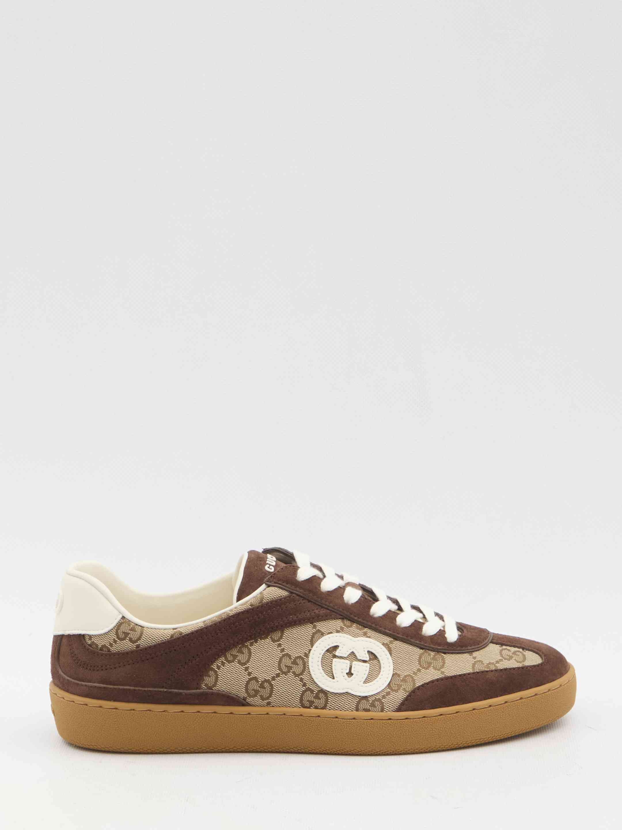 Gucci Men Sneakers With Incrocio Gg - 1