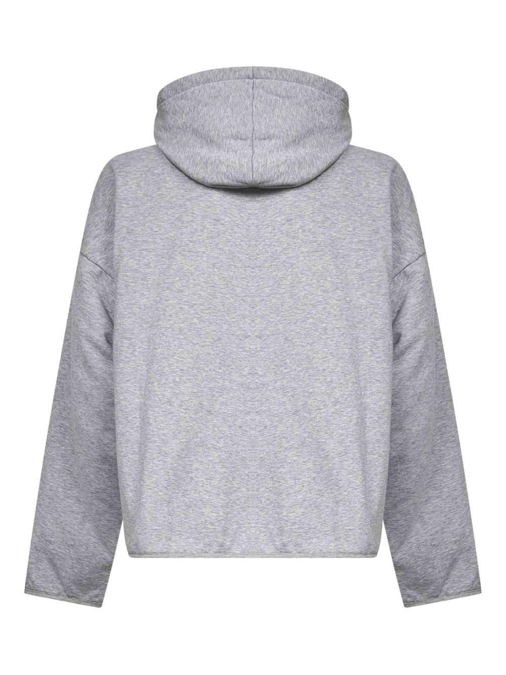 dropped-shoulder hooded sweatshirt - 2