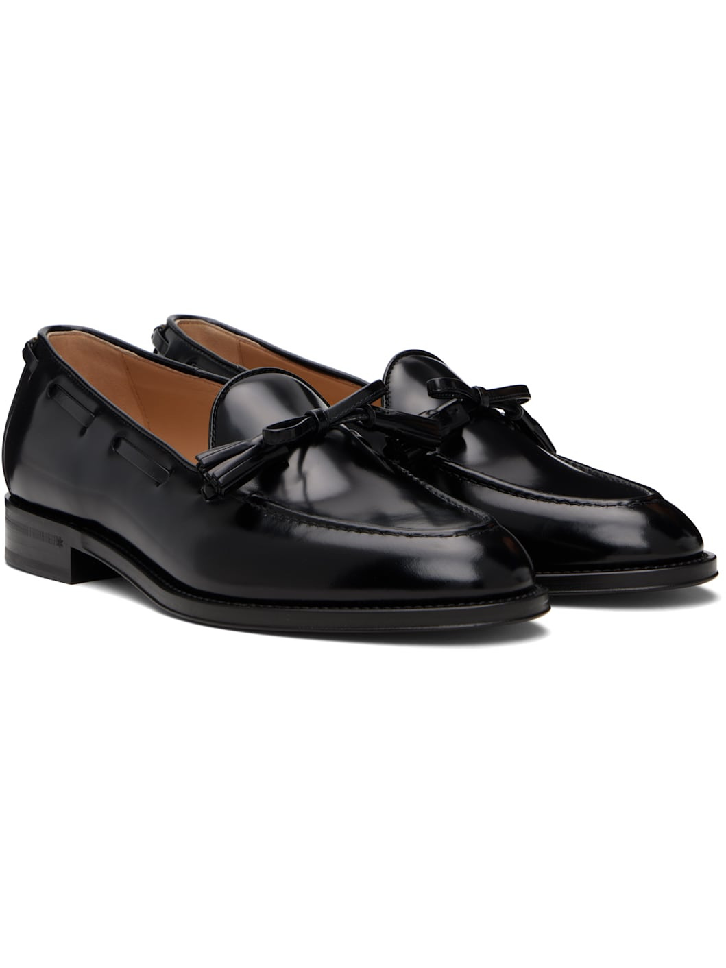 Black Bowshire Loafers - 4