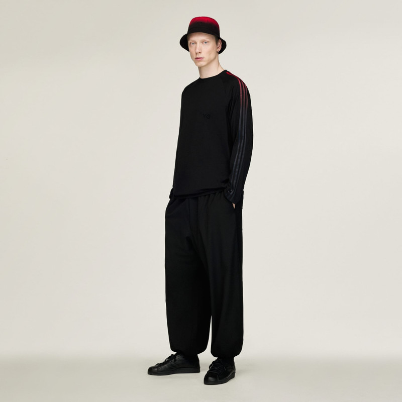 Y-3 OVERSIZED GRADIENT STRIPES LONG SLEEVE TEE 5