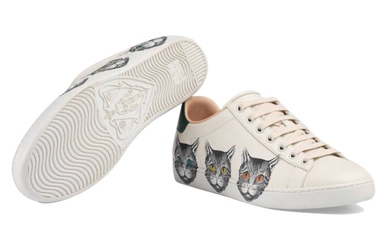 (WMNS) Gucci Ace 'Mystic Cat' 577147-A38V0-9090 - 3