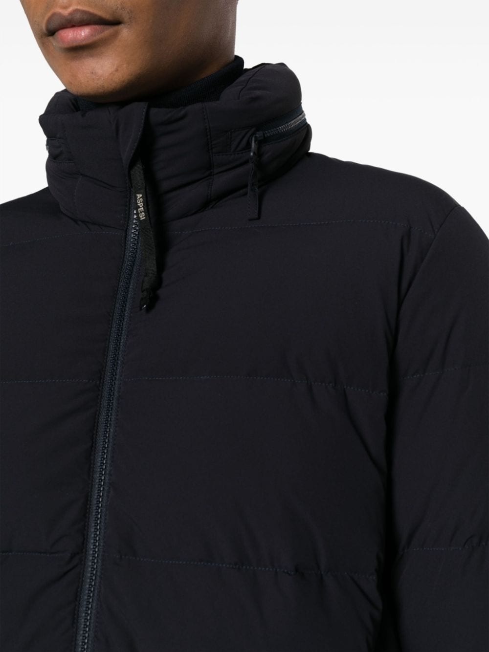 zip-up padded jacket - 6
