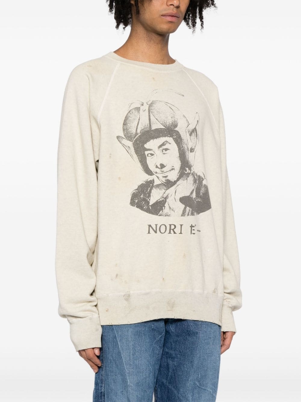 graphic-print cotton sweatshirt - 3